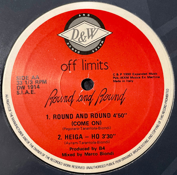 Off Limits : Round And Round (12")