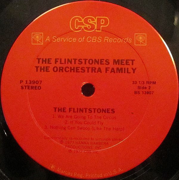 The Flintstones : The Flintstones Meet The Orchestra Family (LP, Album)