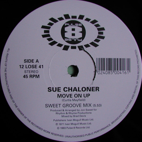 Sue Chaloner : Move On Up (12")