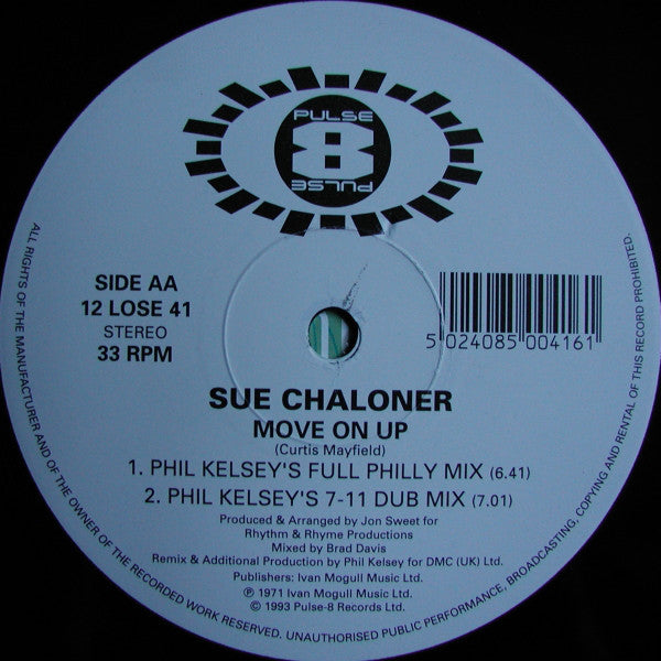 Sue Chaloner : Move On Up (12")