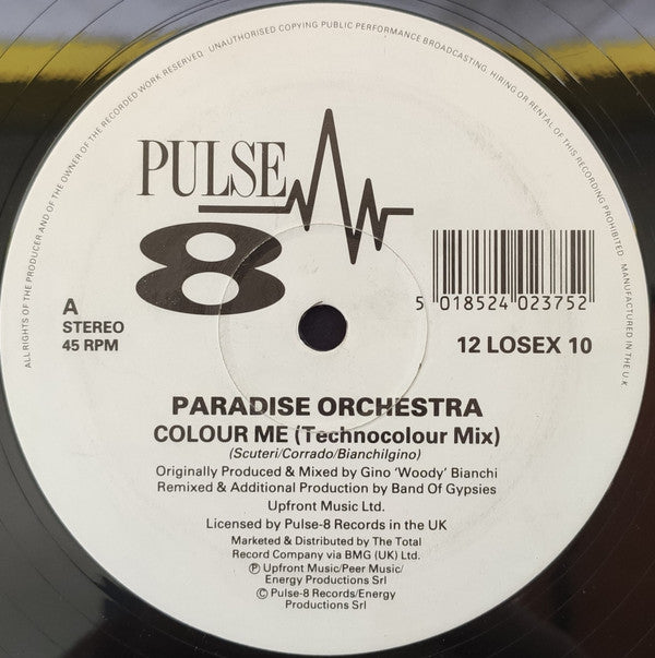 Paradise Orchestra : Colour Me (12")