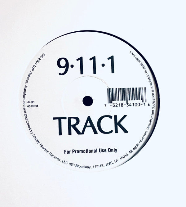 The Justice League : 9•11•1 Track (12", Promo)