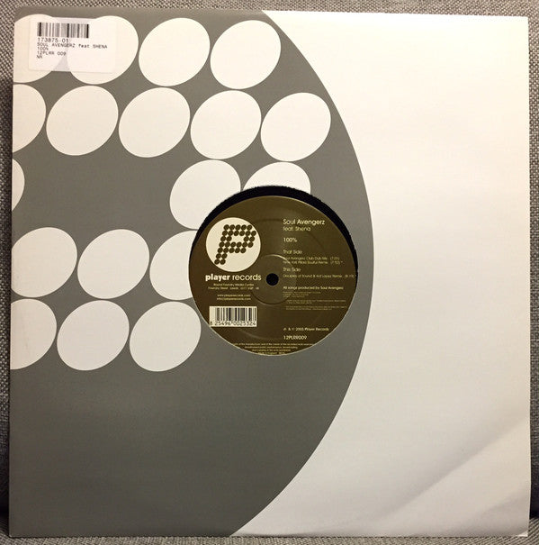 Soul Avengerz Featuring Shena : 100% (12")