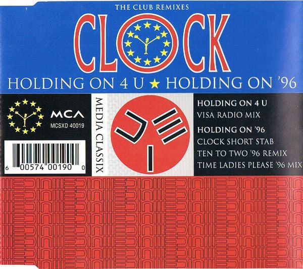Clock : Holding On 4 U / Holding On '96 (CD, Single)