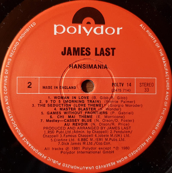 James Last : Hansimania (LP, Album)