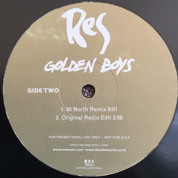 Res : Golden Boys (12", Promo)