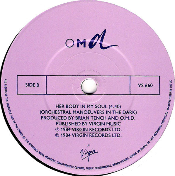Orchestral Manoeuvres In The Dark : Locomotion (7", Single, M/Print, Lab)