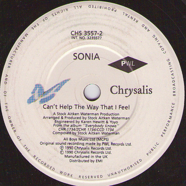 Sonia : End Of The World (7")