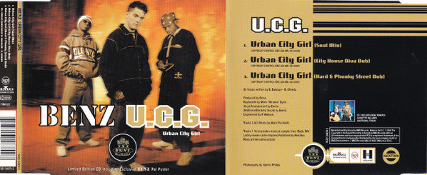 Benz : Urban City Girl (CD, Single, Ltd, CD2)