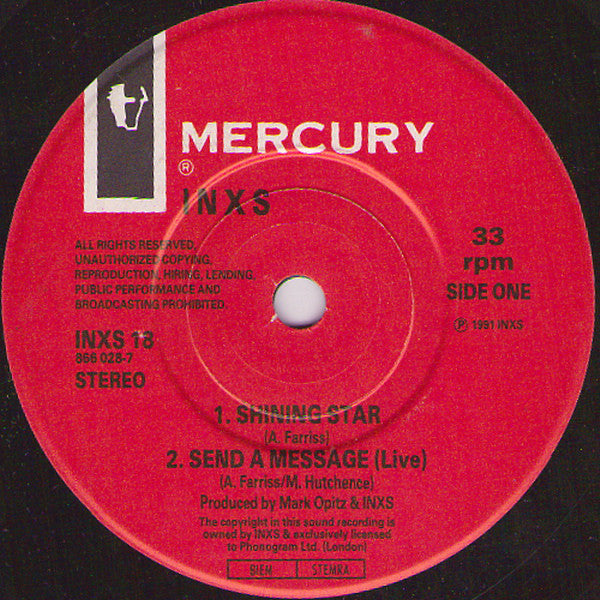 INXS : Shining Star (7", Single, Pap)