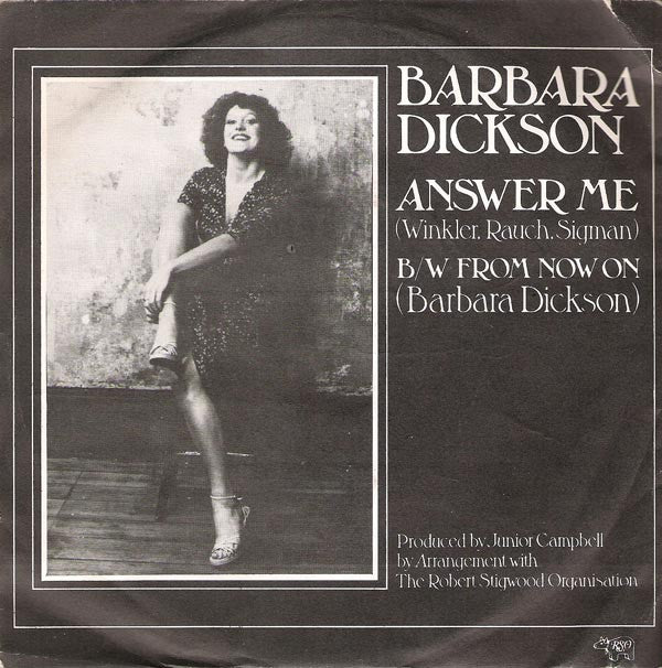 Barbara Dickson : Answer Me (7", Single)