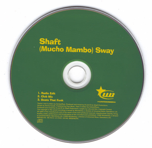 Shaft : (Mucho Mambo) Sway (CD, Single)