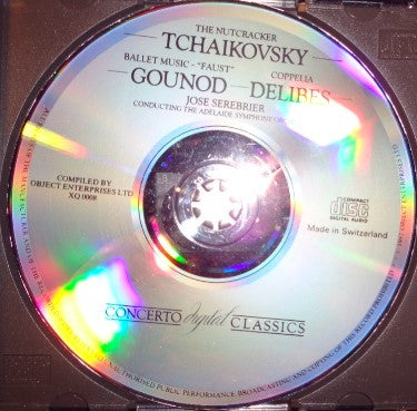 Jose Serebrier Conducting Adelaide Symphony Orchestra - Pyotr Ilyich Tchaikovsky / Charles Gounod / Léo Delibes : The Nutcracker / Ballet Music - "Faust" / Coppelia (CD)