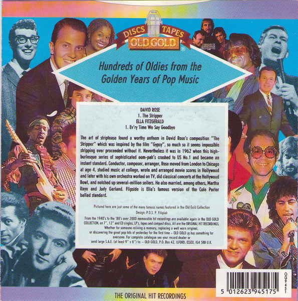 David Rose & His Orchestra / Ella Fitzgerald : The Stripper / Ev'ry Time We Say Goodbye (7", Single)