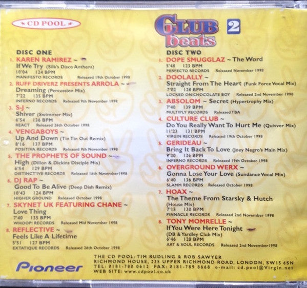Various : Club Beats (Series 2 Volume 2) (2xCD, Comp, Promo)