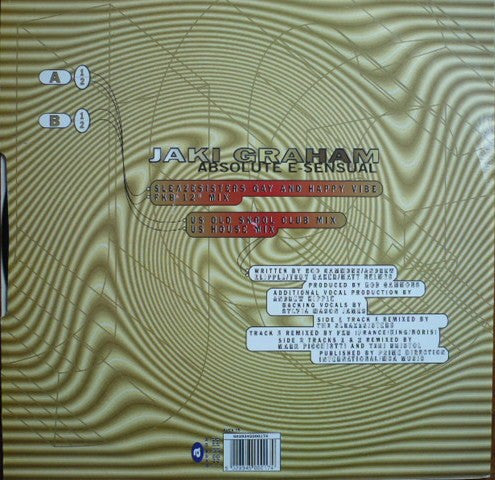 Jaki Graham : Absolute E-Sensual (12")
