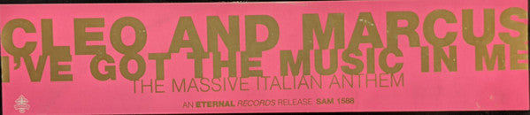 Cleo & Marcus : I've Got The Music In Me (12", Promo)