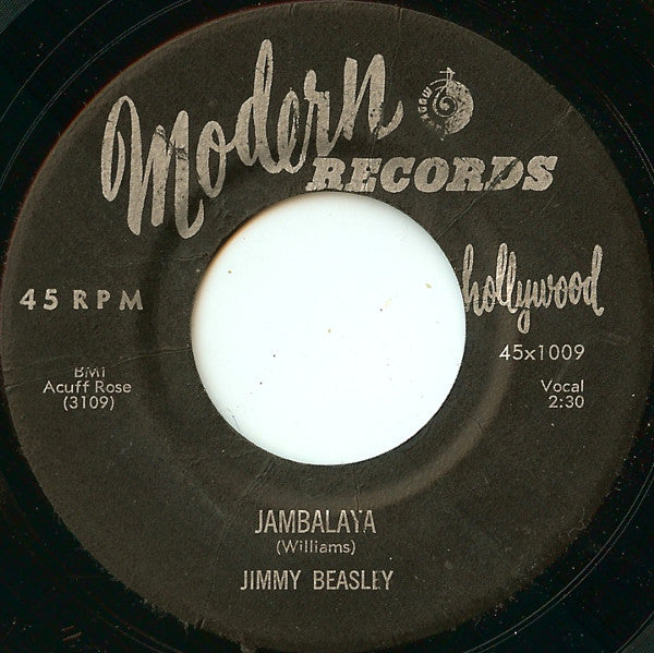 Jimmy Beasley : My Happiness / Jambalaya (7", Single, Styrene)