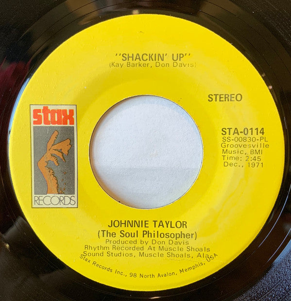 Johnnie Taylor : Standing In For Jody / Shackin' Up (7", Single)