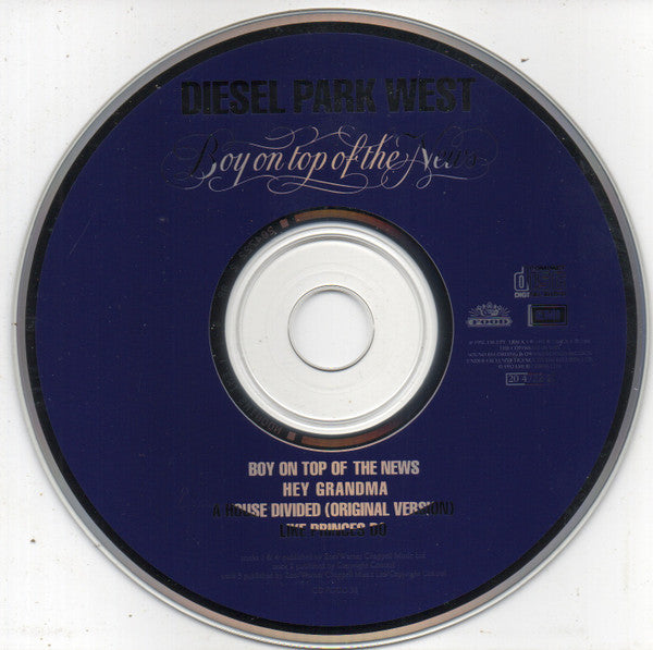 Diesel Park West : Boy On Top Of The News (CD, Single)