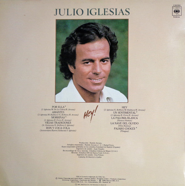 Julio Iglesias : Hey! (LP, Album)