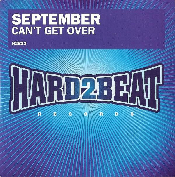September : Can't Get Over (CD, Single, Promo)