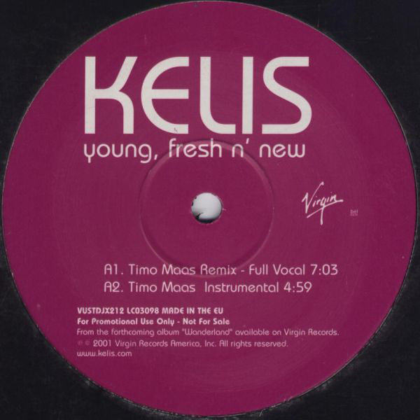 Kelis : Young, Fresh N' New (12", Promo)