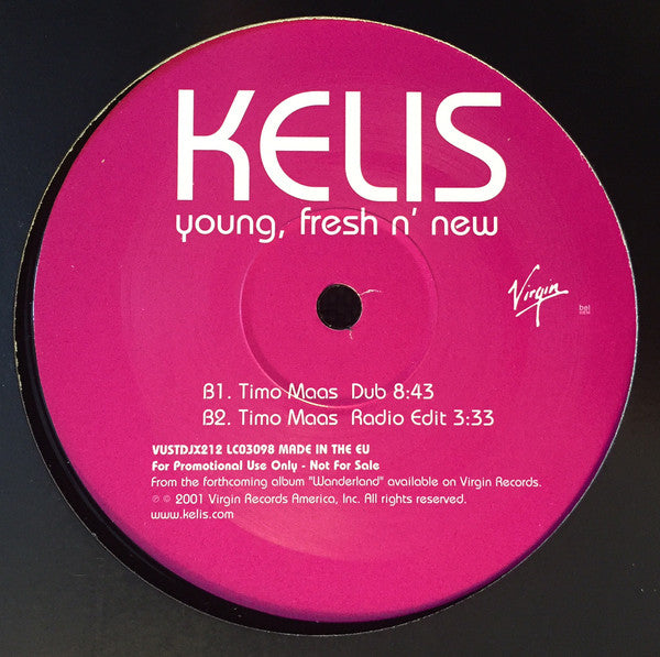 Kelis : Young, Fresh N' New (12", Promo)
