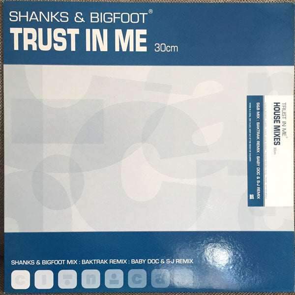 Shanks & Bigfoot : Trust In Me (12", Promo)