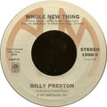 Billy Preston : Whole New Thing / Wide Stride (7")