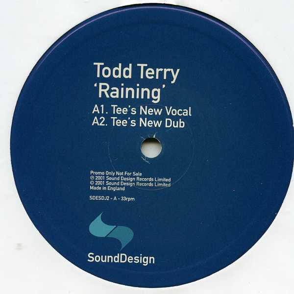 Todd Terry : Raining / Enough Is Enough (2x12", Promo)