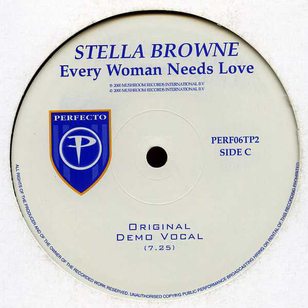 Stella Browne : Every Woman Needs Love (2x12", Promo)