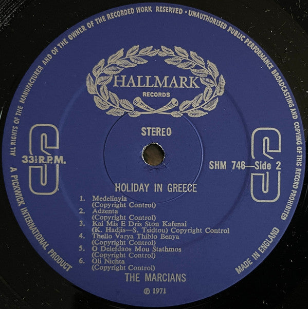 The Marcians : Holiday In Greece - The Magic Bouzoukis Of The Marcians Go Pop (LP, Album)