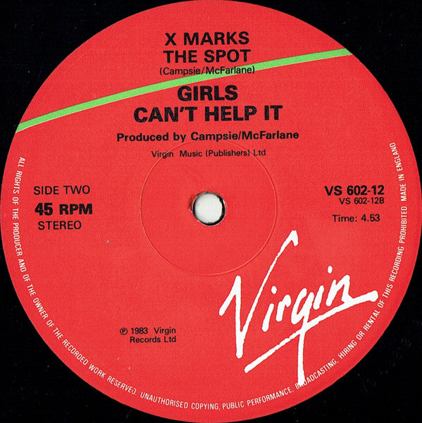Girls Can't Help It : Rhythm Of The Jungle (12")