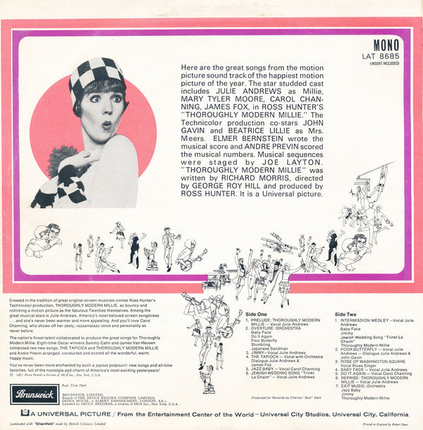 Various : Thoroughly Modern Millie (LP, Mono)