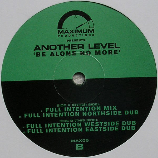 Another Level : Be Alone No More (12", Promo)