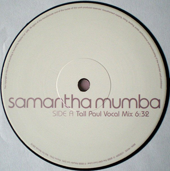 Samantha Mumba : Body II Body (2x12", Single, Promo)