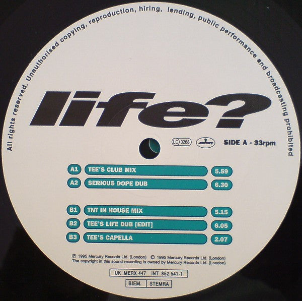 Blair : Life? (12")