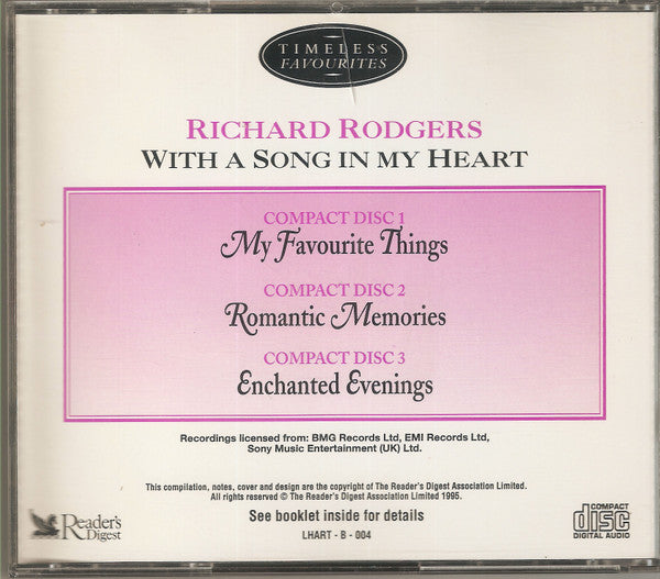 Richard Rodgers : With A Song In My Heart (3xCD, Comp)