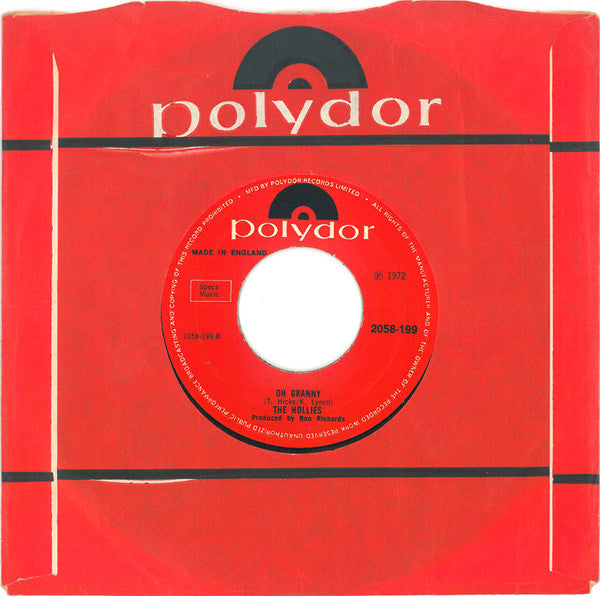 The Hollies : The Baby (7", Single, Pap)