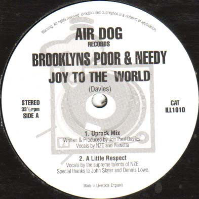 Brooklyn's Poor And Needy : Joy To The World (12")