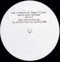 Martina Hall / Gusto : Happy To Enjoy / Revenge (12", W/Lbl, Sti)