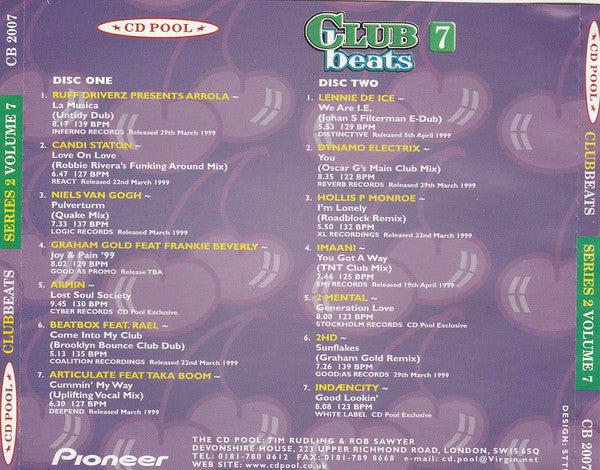 Various : Club Beats (Series 2 Volume 7) (2xCD, Comp, Promo)