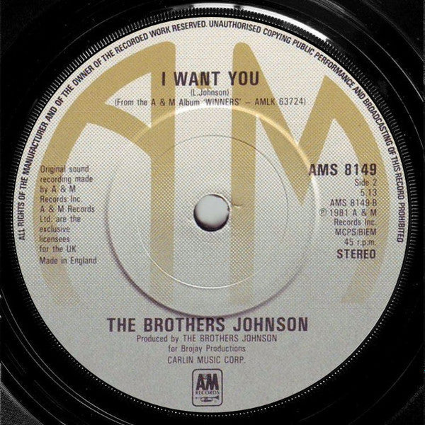 Brothers Johnson : The Real Thing (7")