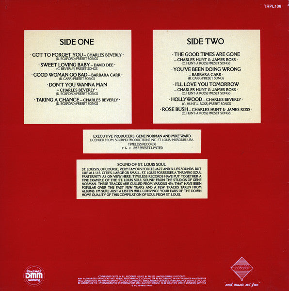 Various : Sound Of St. Louis Soul (LP)