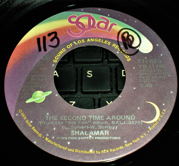Shalamar : The Second Time Around (7", Single, Ind)