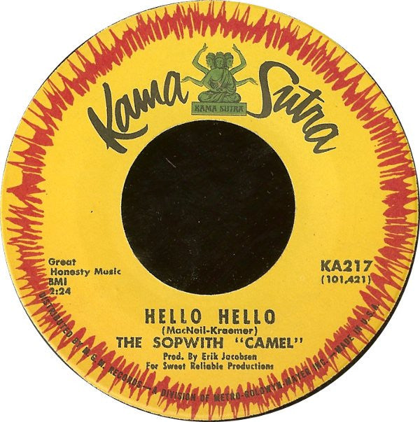 Sopwith Camel : Hello Hello / Treadin' (7", Single)