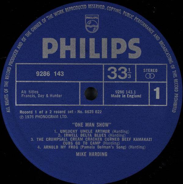 Mike Harding (2) : One Man Show (2xLP)