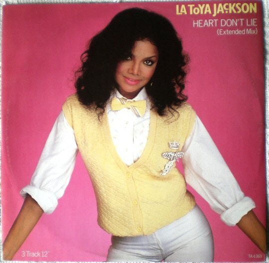 La Toya Jackson : Heart Don't Lie (12", Single)