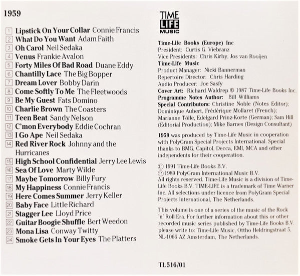 Various : 1959 (CD, Comp, RE, RM)
